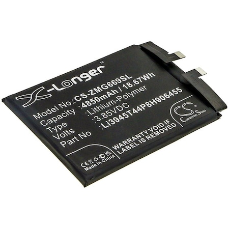 Bsc Preferred ZTE Nubia Red Magic 6 NX669J Mobile Phone Replacement Battery CS-ZMG669SL